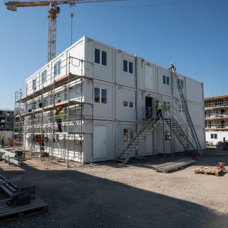 Vidíte ten potenciál? Tohle je síla modulární stavby! 🤩 Na stavbách je potřeba zázemí, a to rychle. Naše obytné kontejnery...